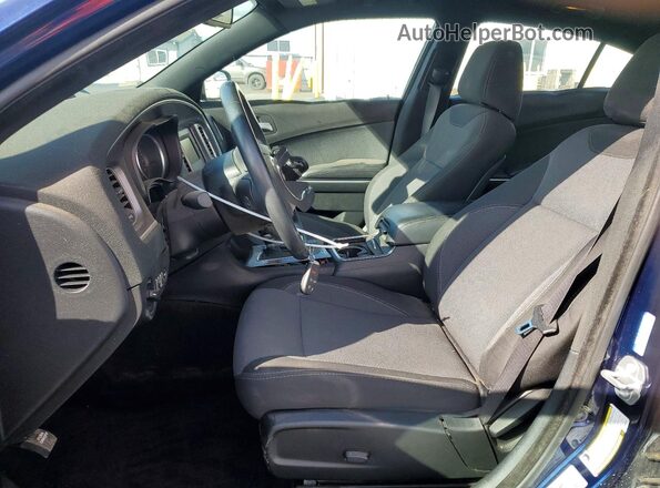 2C3CDXBG2GH188454 2016 DODGE CHARGER Blue Vista interior delantera