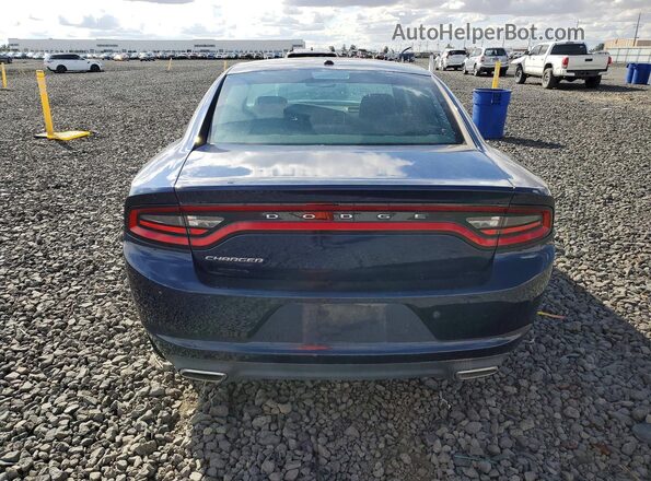 2C3CDXBG2GH188454 2016 DODGE CHARGER Blue Vista trasera