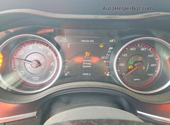 2C3CDXBG2GH188454 2016 DODGE CHARGER Blue Vista del cuadro de instrumentos