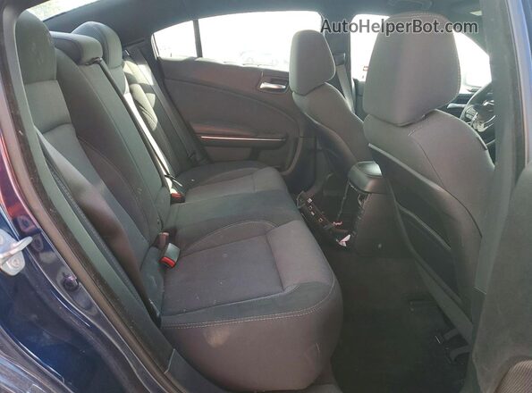 2C3CDXBG2GH188454 2016 DODGE CHARGER Blue Vista de los asientos traseros