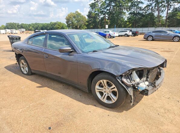 2C3CDXBG2KH707589 2019 DODGE CHARGER Серый Передняя правая четверть
