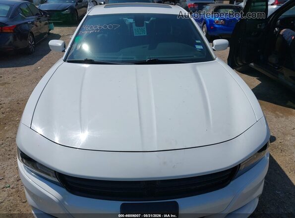 2C3CDXBG2LH140642 2020 DODGE CHARGER White ხელსაწყოთა პანელის ხედი