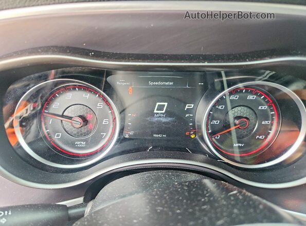 2C3CDXBG2LH235380 2020 DODGE CHARGER Black ხელსაწყოთა პანელის ხედი