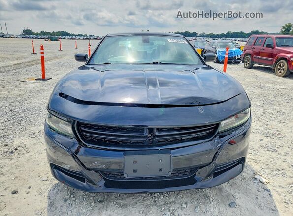 2C3CDXBG2LH235380 2020 DODGE CHARGER Black წინა ხედი