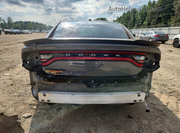 2C3CDXBG3JH273701 2018 DODGE CHARGER Gray Widok z tyłu