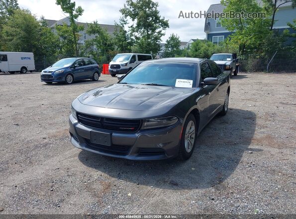 2C3CDXBG3LH100487 2020 DODGE CHARGER Gray Передня ліва чверть