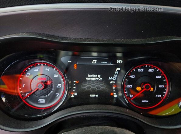 2C3CDXBG3MH600828 2021 DODGE CHARGER Green Вид щитка приладів