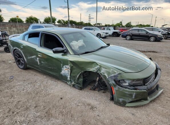 2C3CDXBG3MH600828 2021 DODGE CHARGER Green Вид наклейки з VIN-кодом