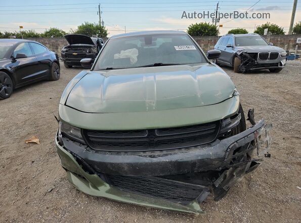 2C3CDXBG3MH600828 2021 DODGE CHARGER Green Панорамний вид салону 360°