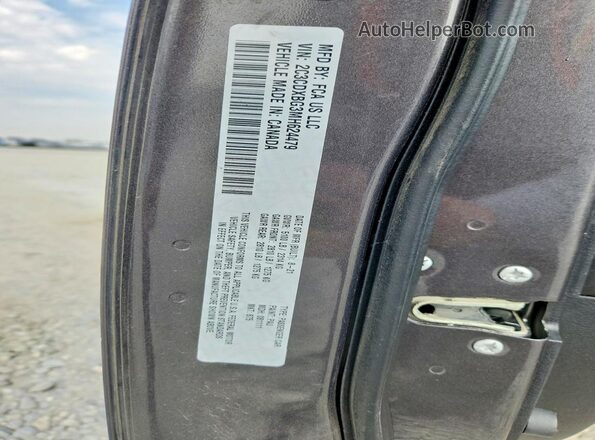 2C3CDXBG3MH624479 2021 DODGE CHARGER Gray Вид наклейки з VIN-кодом