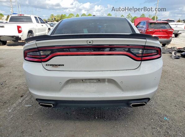 2C3CDXBG3NH202567 2022 DODGE CHARGER White Vista trasera