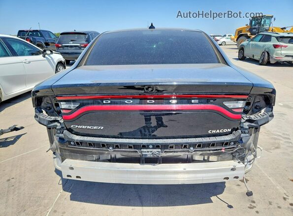 2C3CDXBG3PH550713 2023 DODGE CHARGER Black Rear view