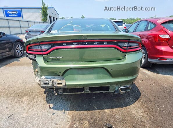 2C3CDXBG3PH647491 2023 DODGE CHARGER Green Rear view