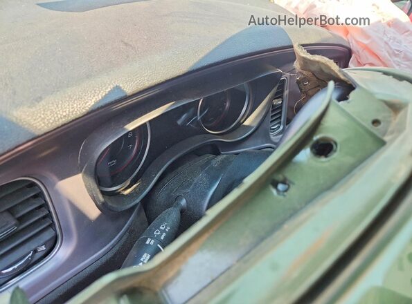 2C3CDXBG3PH647491 2023 DODGE CHARGER Green Instrument cluster view