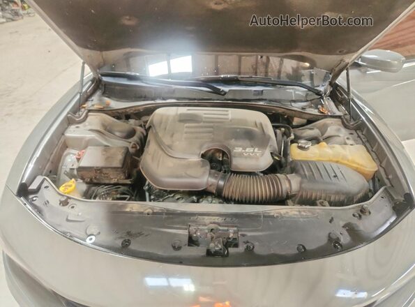 2C3CDXBG4JH232090 2018 DODGE CHARGER Gray Սալոնի հետևի տեսք
