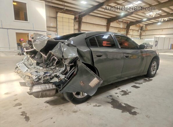 2C3CDXBG4JH232090 2018 DODGE CHARGER Gray Հետևի աջ