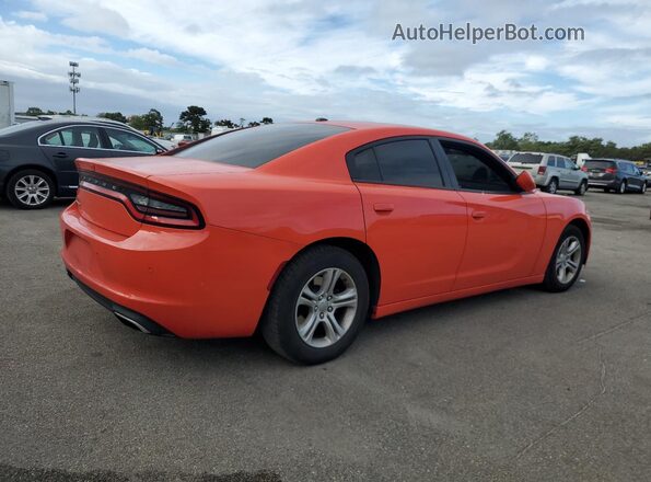 2C3CDXBG4LH237339 2020 DODGE CHARGER Orange Задня права чверть