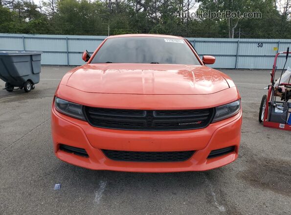 2C3CDXBG4LH237339 2020 DODGE CHARGER Orange Вид спереду
