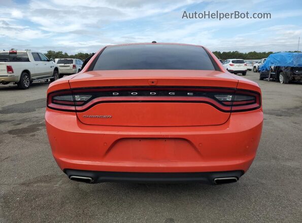 2C3CDXBG4LH237339 2020 DODGE CHARGER Orange Вид ззаду