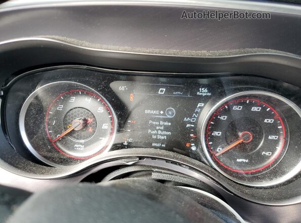 2C3CDXBG4LH237339 2020 DODGE CHARGER Orange Вид щитка приладів
