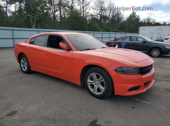 2C3CDXBG4LH237339 2020 DODGE CHARGER Orange Передня права чверть