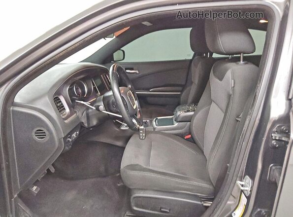 2C3CDXBG5JH180453 2018 DODGE CHARGER Black Vista interior delantera