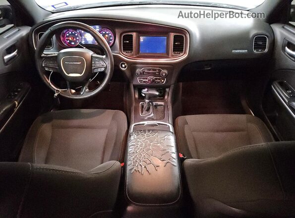 2C3CDXBG5JH180453 2018 DODGE CHARGER Black Vista del salpicadero
