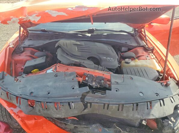 2C3CDXBG5LH149609 2020 DODGE CHARGER Orange Vista interior trasera