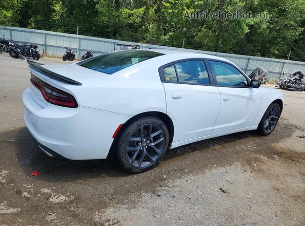 2C3CDXBG5MH616271 2021 DODGE CHARGER Белый Задняя правая четверть