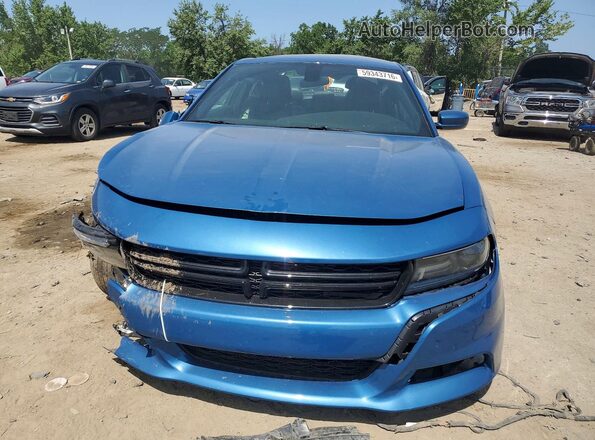 2C3CDXBG5MH632504 2021 DODGE CHARGER Blue Widok z przodu