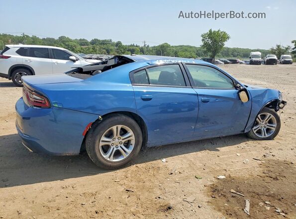 2C3CDXBG5MH632504 2021 DODGE CHARGER Blue Tył prawy