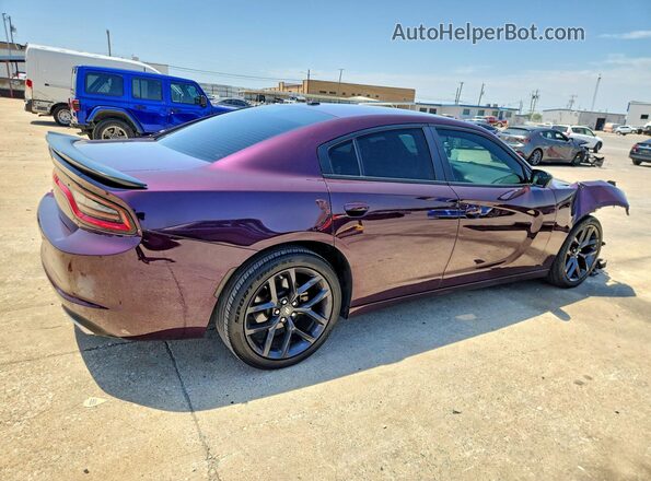 2C3CDXBG5NH110957 2022 DODGE CHARGER Purple Հետևի աջ