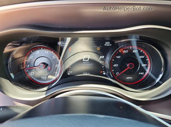 2C3CDXBG5NH110957 2022 DODGE CHARGER Purple Սարքավորումների վահանակի տեսք