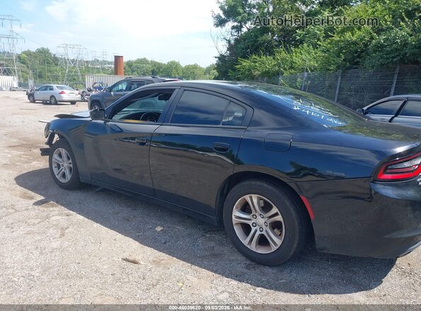 2C3CDXBG6HH544101 2017 DODGE CHARGER Black Tył lewy