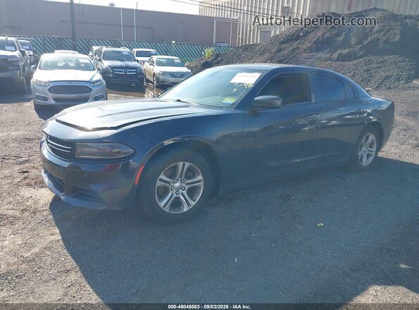 2C3CDXBG6HH634722 2017 DODGE CHARGER Black Front left