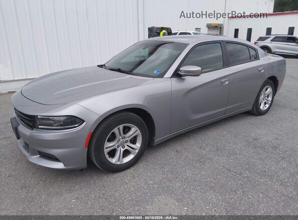 2C3CDXBG6JH303516 2018 DODGE CHARGER Gray Vista tres cuartos delantera izquierda