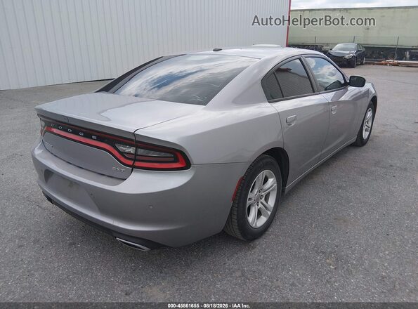 2C3CDXBG6JH303516 2018 DODGE CHARGER Gray Trasero derecho