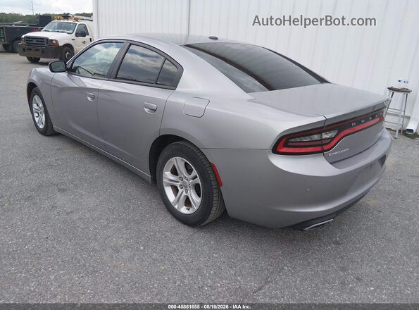 2C3CDXBG6JH303516 2018 DODGE CHARGER Gray Trasero izquierdo