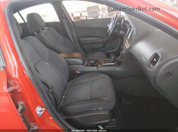 2C3CDXBG6KH505239 2019 DODGE CHARGER Красный Вид салона спереди