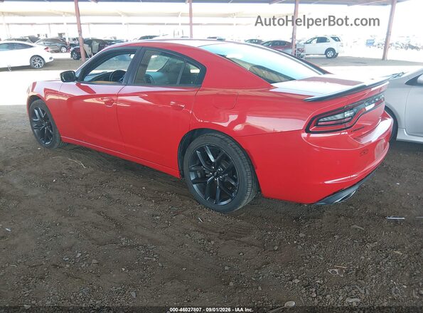2C3CDXBG6KH505239 2019 DODGE CHARGER Красный Задняя левая четверть