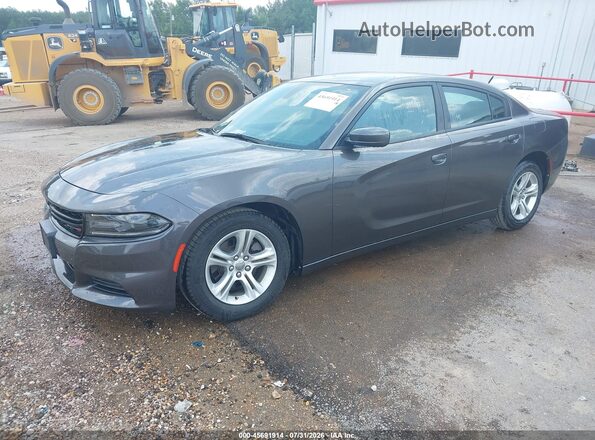 2C3CDXBG6LH179900 2020 DODGE CHARGER Gray Передня ліва чверть