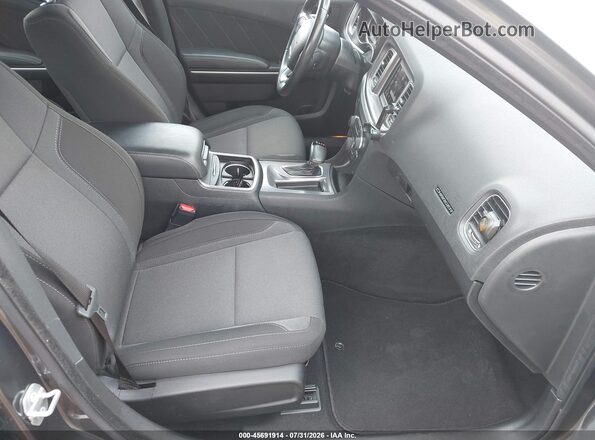 2C3CDXBG6LH179900 2020 DODGE CHARGER Gray Вид салону спереду
