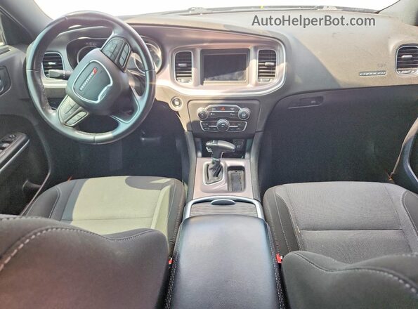 2C3CDXBG6NH234882 2022 DODGE CHARGER Gray Widok deski rozdzielczej