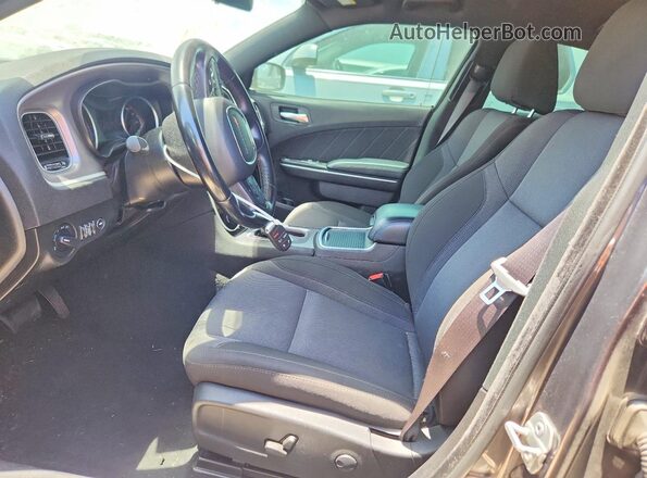 2C3CDXBG6NH234882 2022 DODGE CHARGER Gray Widok wnętrza z przodu