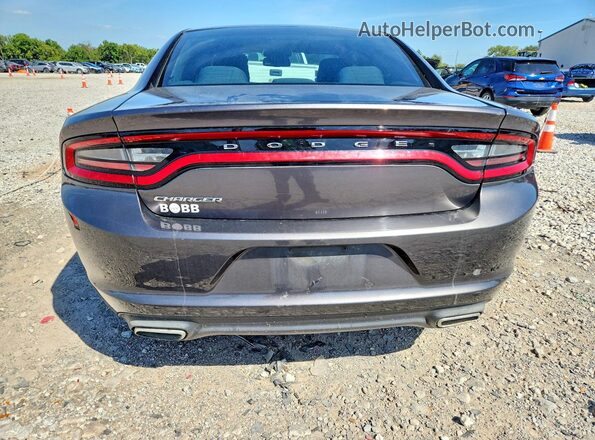 2C3CDXBG7GH276299 2016 DODGE CHARGER Gray Вид ззаду