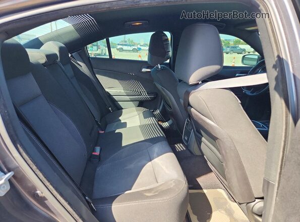 2C3CDXBG7GH276299 2016 DODGE CHARGER Gray Вид задніх сидінь