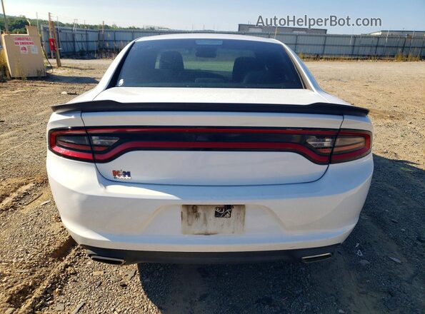2C3CDXBG7GH359117 2016 DODGE CHARGER White Вид ззаду