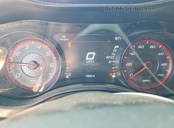 2C3CDXBG7GH359117 2016 DODGE CHARGER White Вид щитка приладів