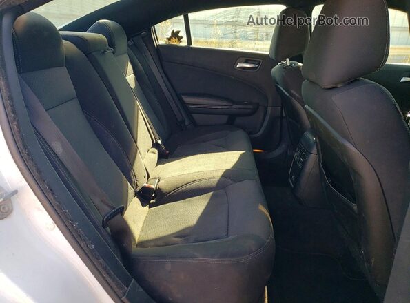 2C3CDXBG7GH359117 2016 DODGE CHARGER White Вид задніх сидінь