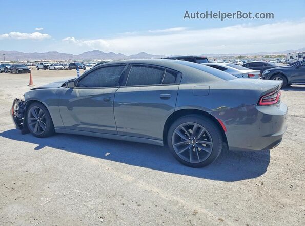 2C3CDXBG7KH523331 2019 DODGE CHARGER Gray Rear left